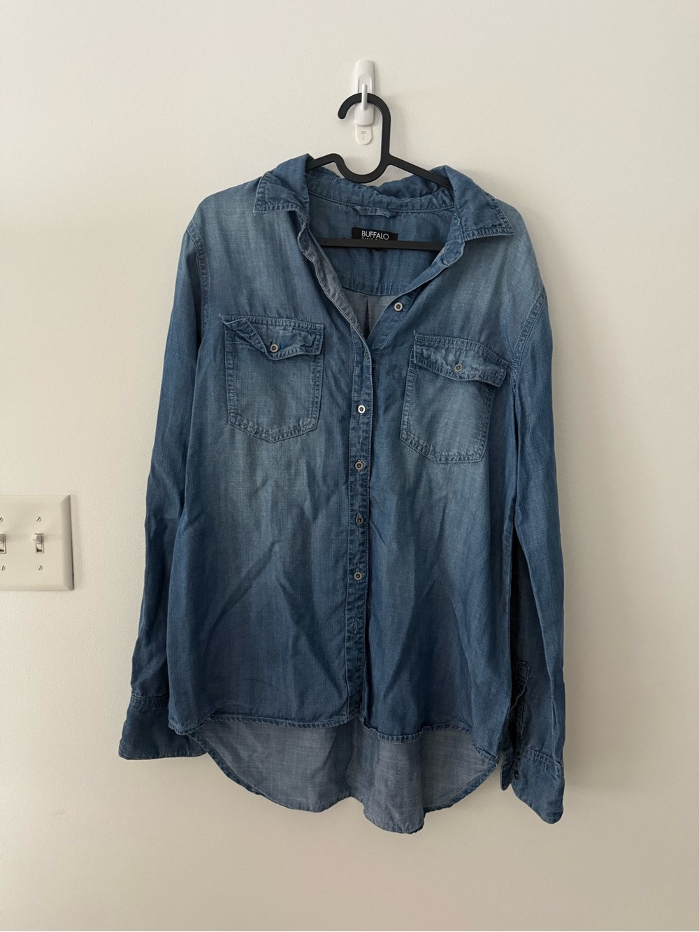 Buffalo David Burton Chambray Ombré Button Up